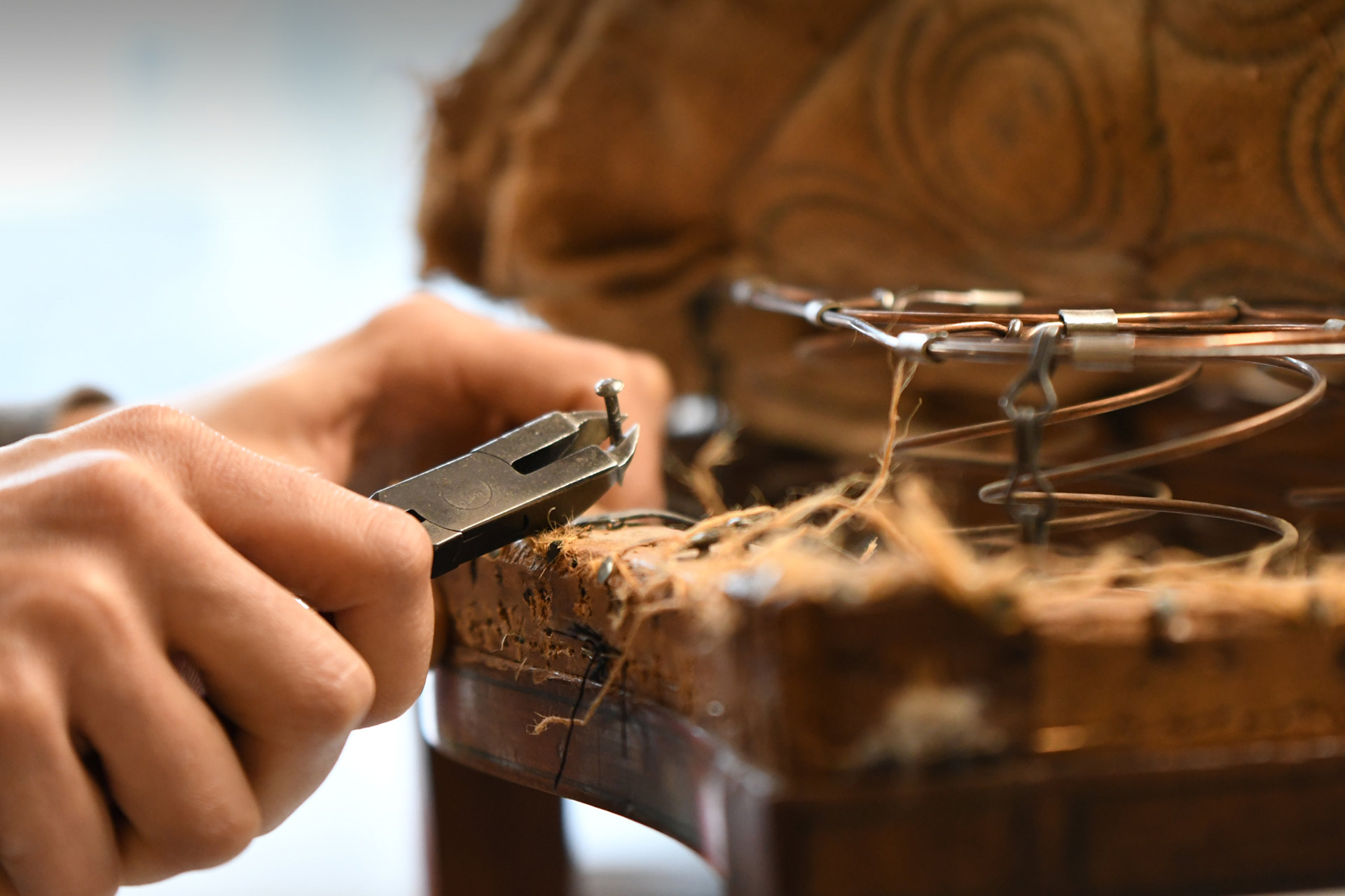 Polsterei Manufaktur Yvonne Klein traditionelles Handwerk und Upcycling