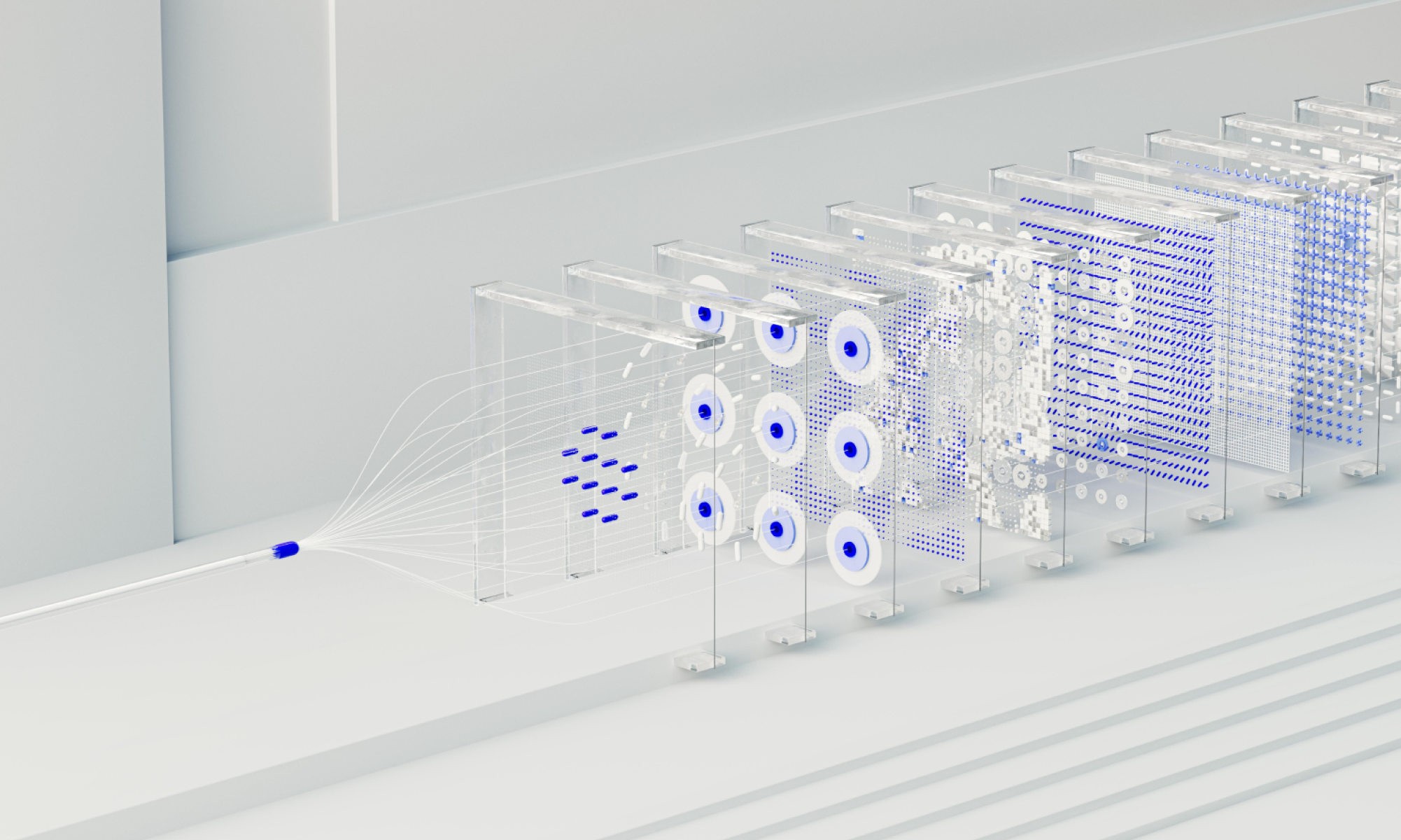 Abstract illustration of AI generating unexpected outputs, symbolising both errors and creative possibilities, for Studio Graphene blog.