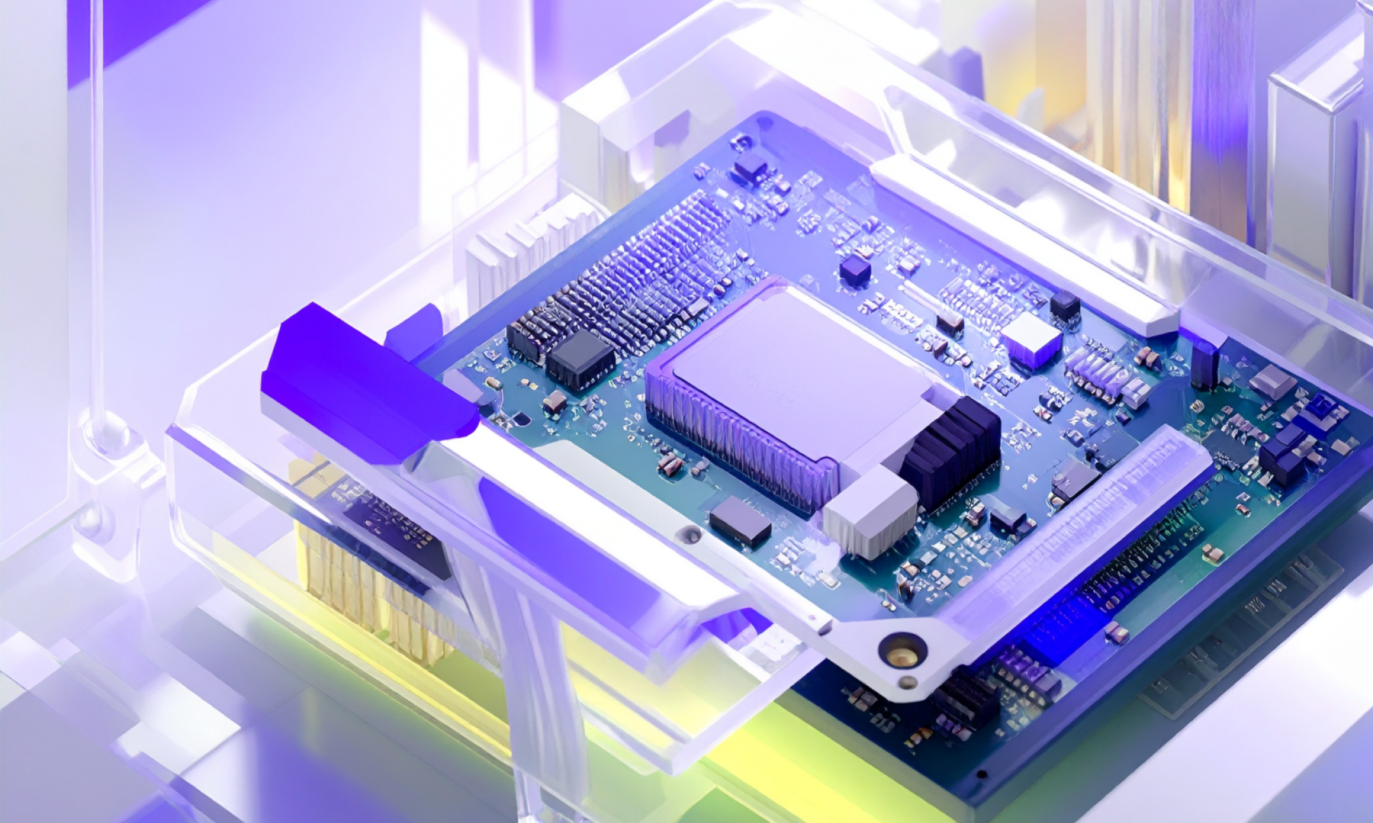 Illustration of AI guardrails in a system, showing safety features like confidence thresholds, input limits, output filters and human escalation.