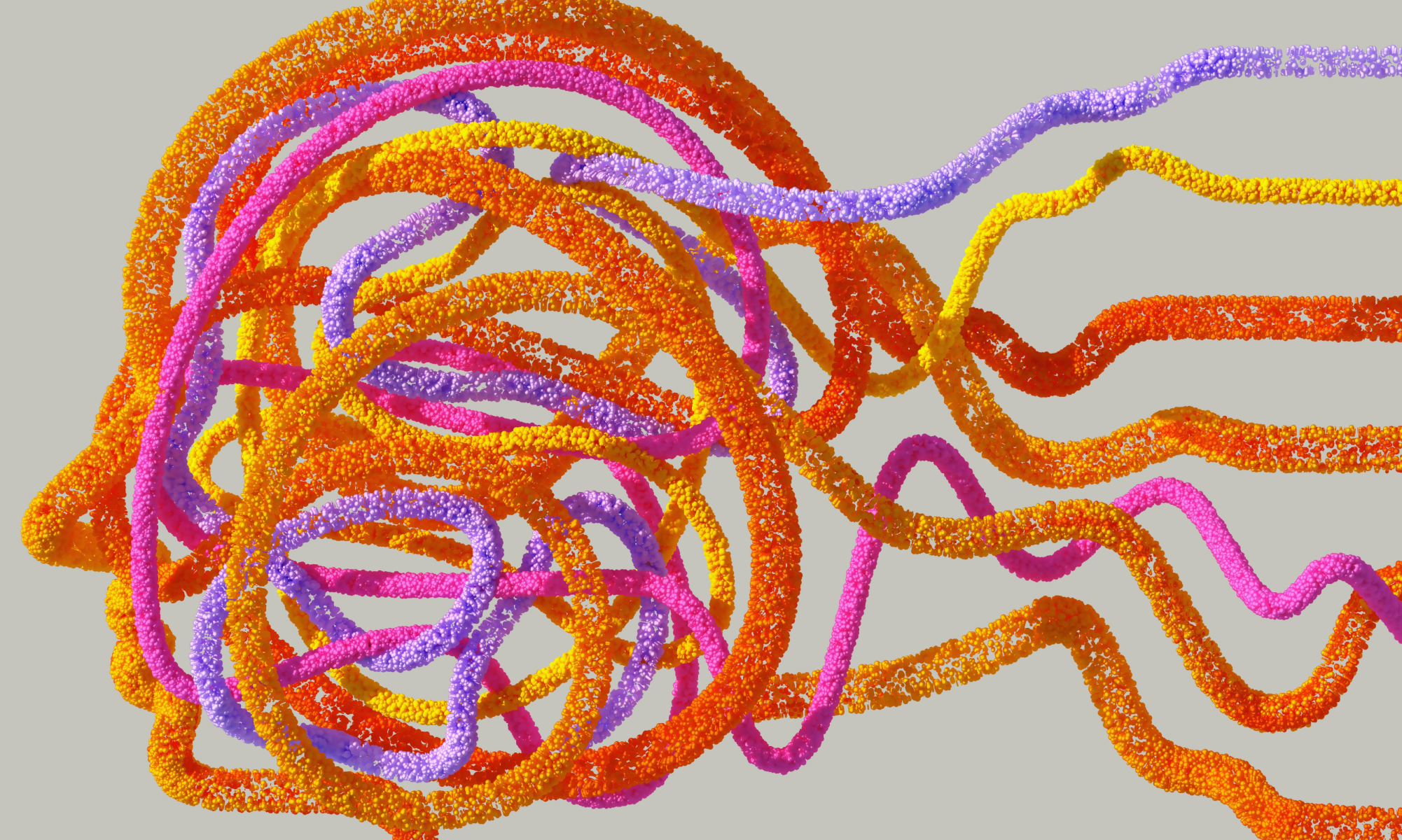 Illustration showing AI handling complex, uncertain tasks while predictable processes use rules-based systems.