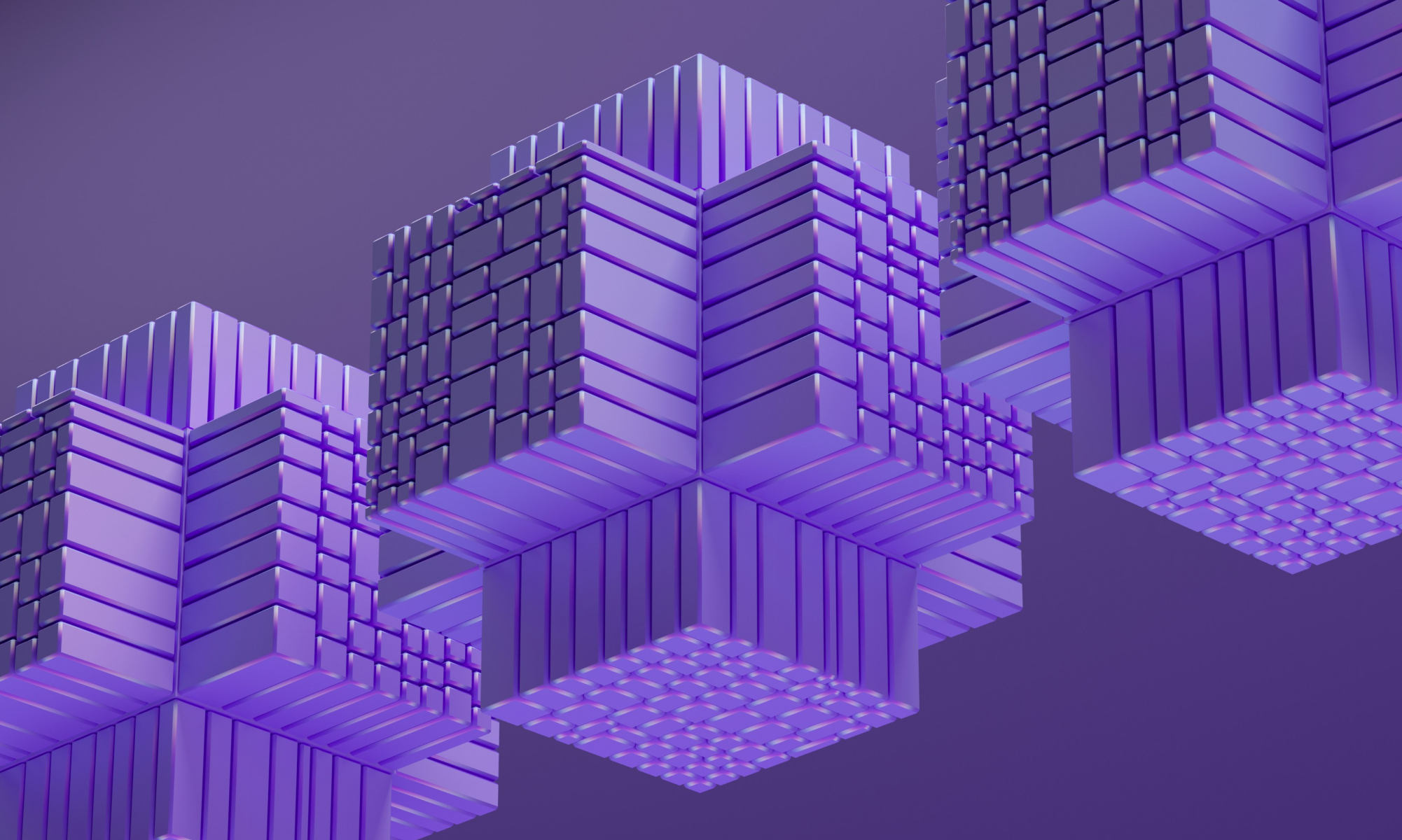 Abstract illustration showing multimodal AI interfaces connecting voice, chat and automated systems across a digital product workflow, representing unified interaction design