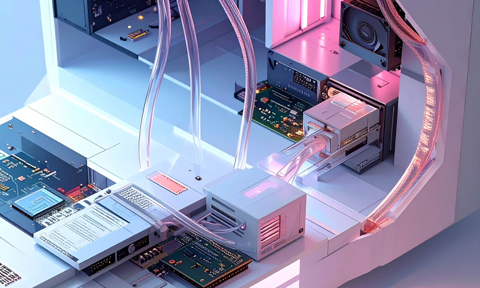 Illustration representing an AI-native competitor challenging traditional product strategy, showing how AI, automation and modern engineering can help organisations rethink inherited assumptions, operating models and competitive advantage.