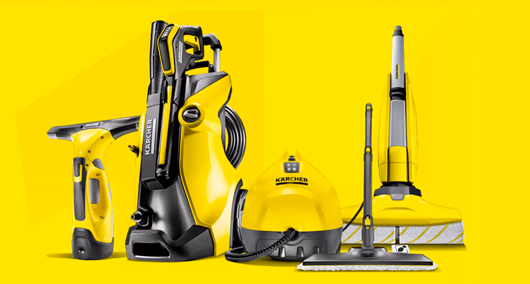 Karcher range of cleaning products