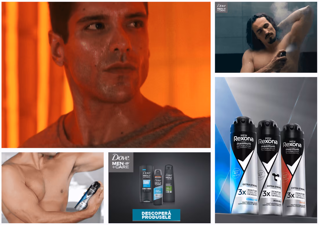 Unilever weather targeted ad for Dove deodorant