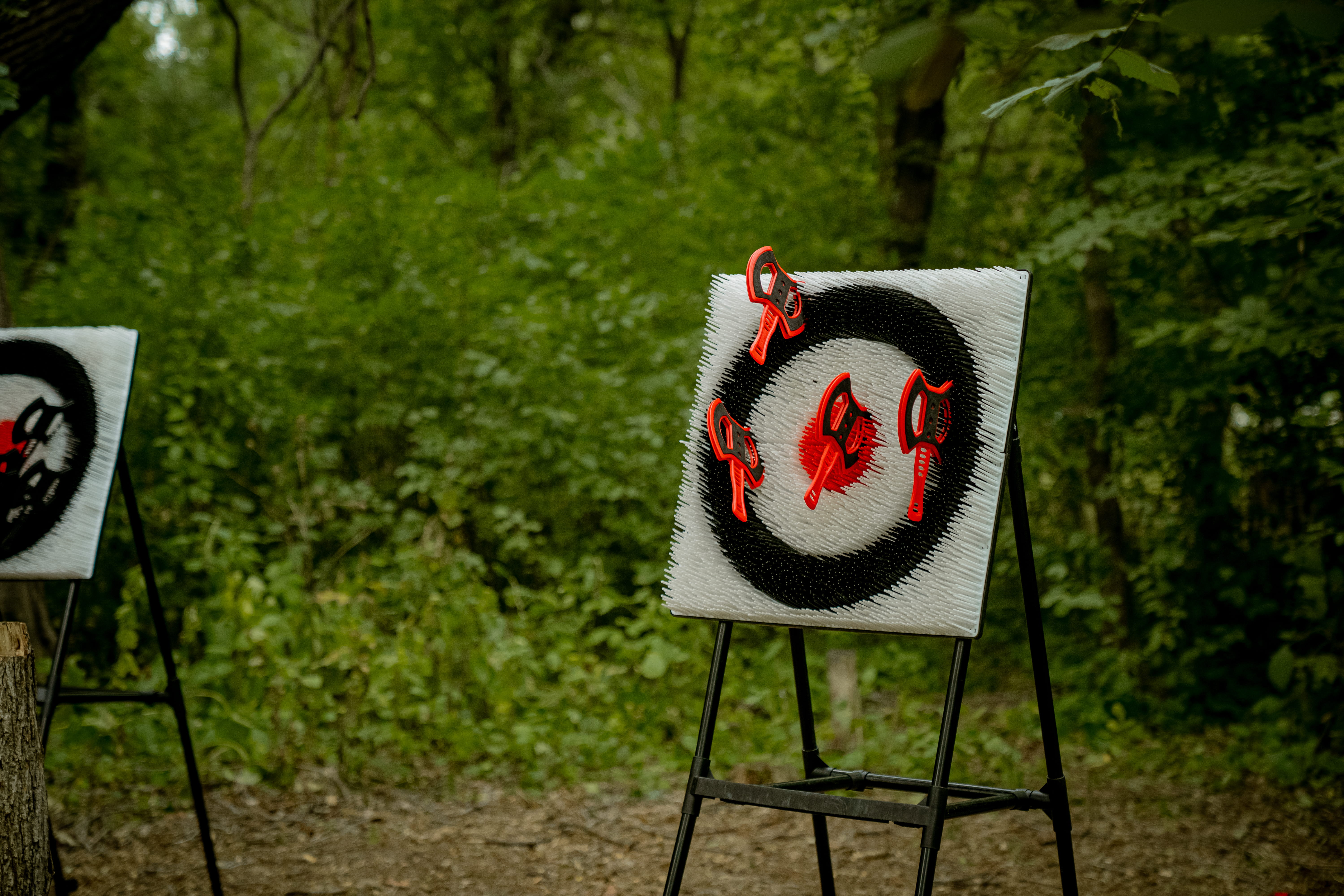 Plastic Axe-Throwing and Riflery