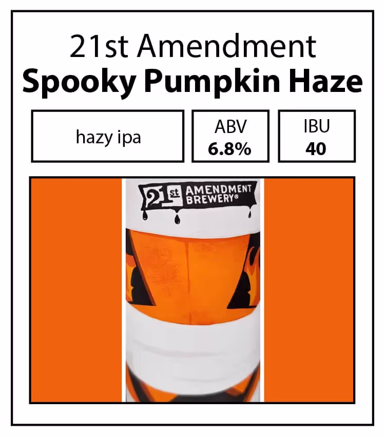 21st Amendment-Spooky Pumpkin Haze