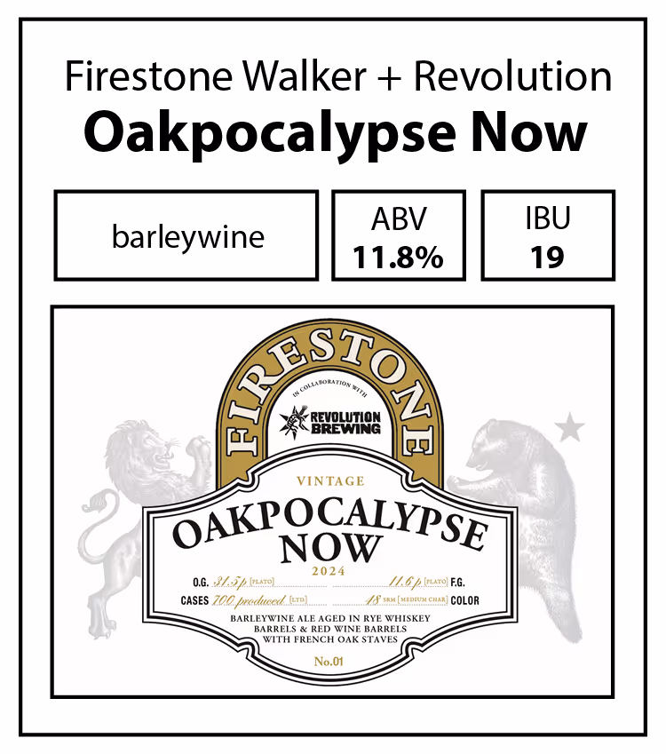 Firestone Walker + Revolution Collab-Oakpocalypse Now