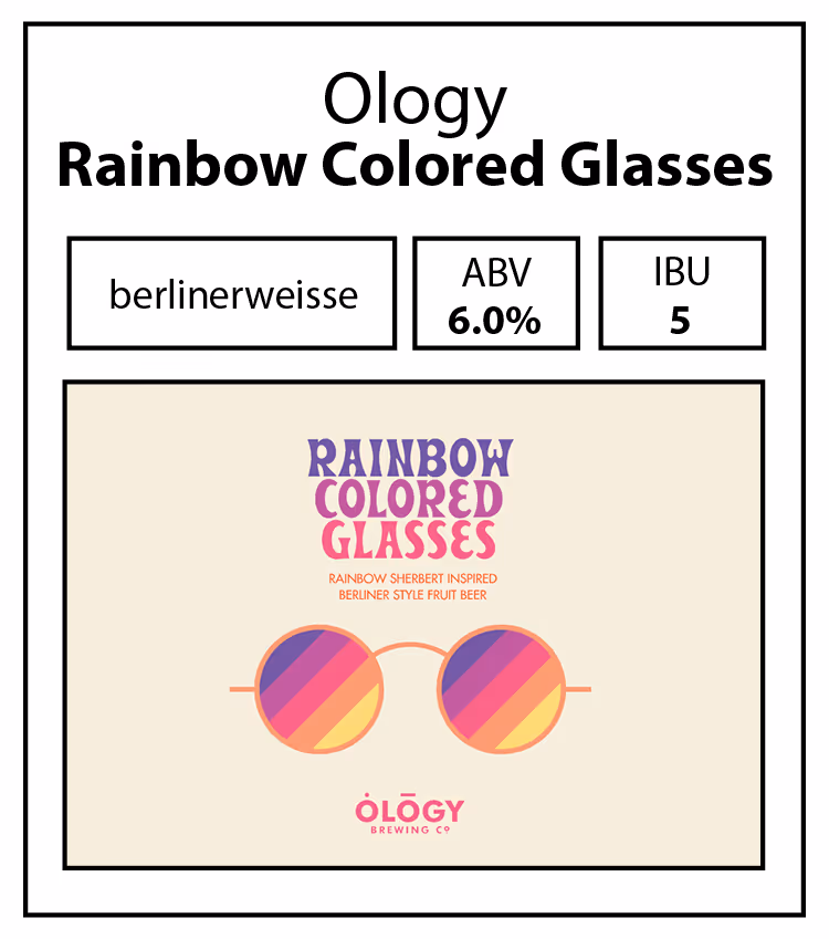 Ology-Rainbow Colored Glasses