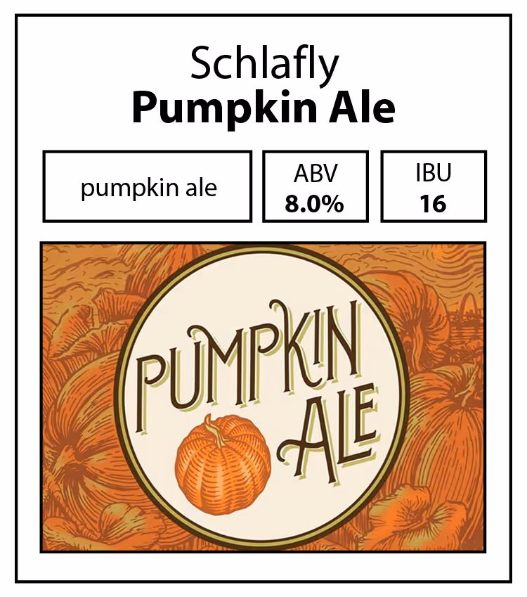 Schlafly-Pumpkin Ale