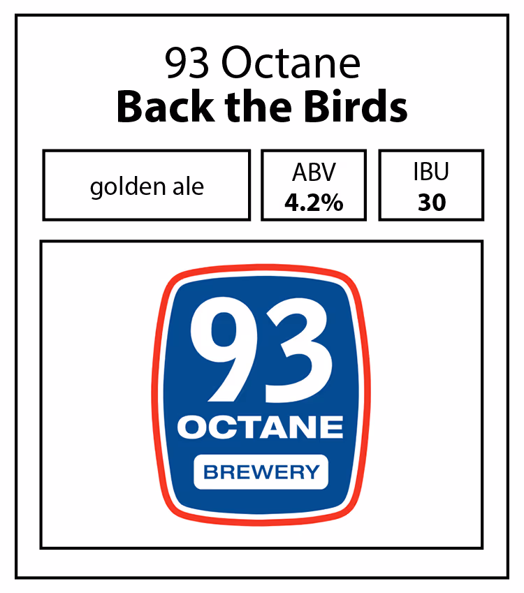 93 Octane-Back the Birds