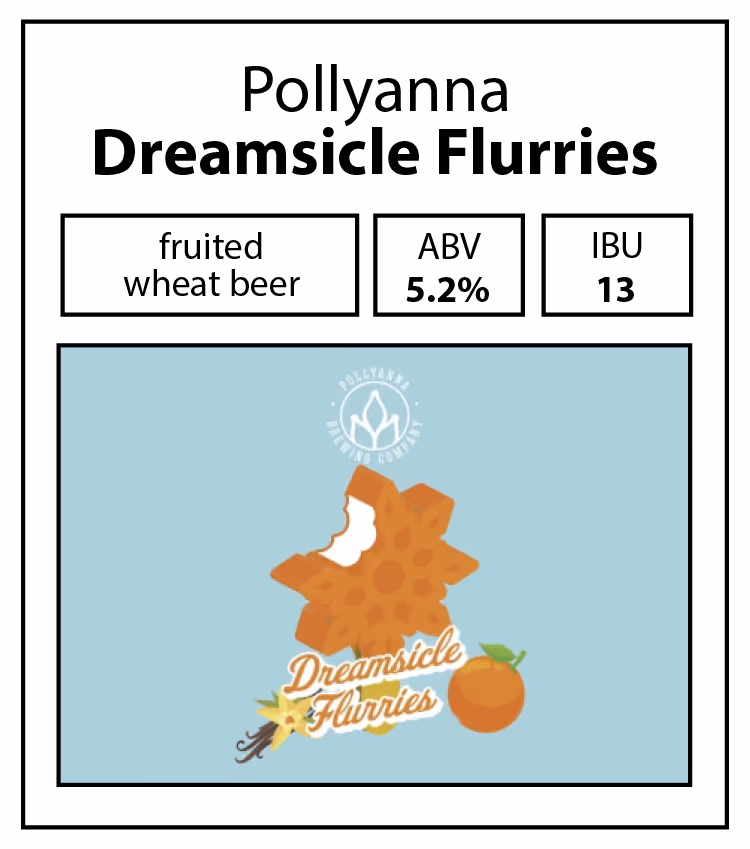 Pollyanna-Dreamsicle Flurries