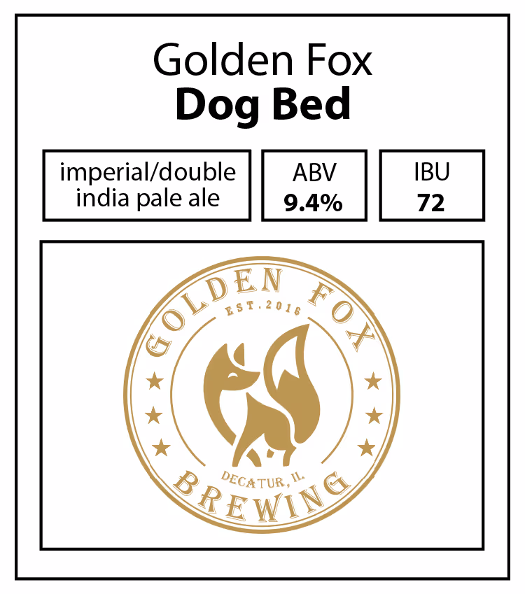 Golden Fox-Dog Bed