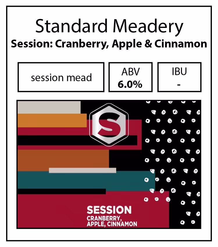 Standard Meadery-Session Cranberry Apple Cinnamon