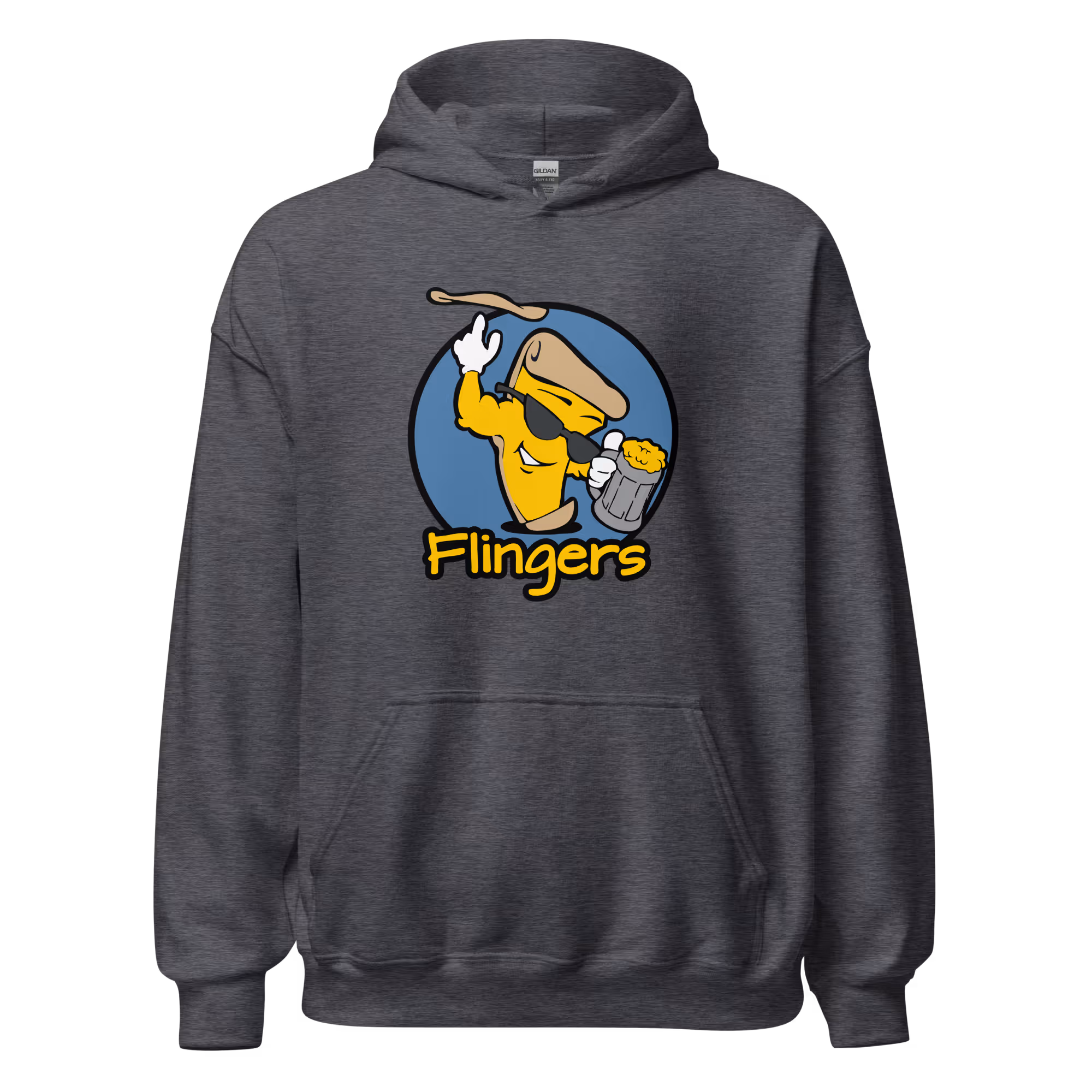 Flingers Classic Logo Badge Hoodie 