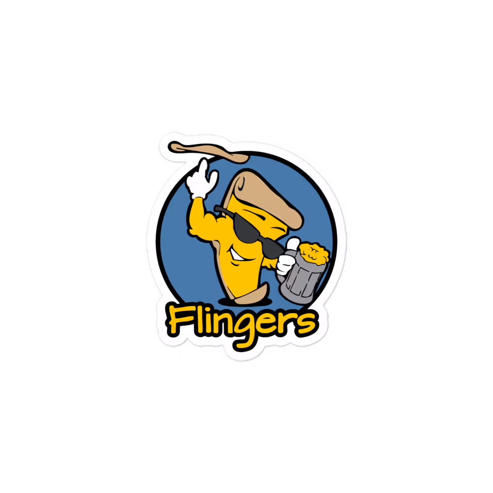 Flingers Color Logo Badge Sticker