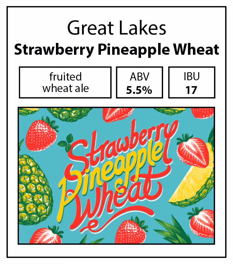 Great Lakes-Strawberry Pineapple Wheat