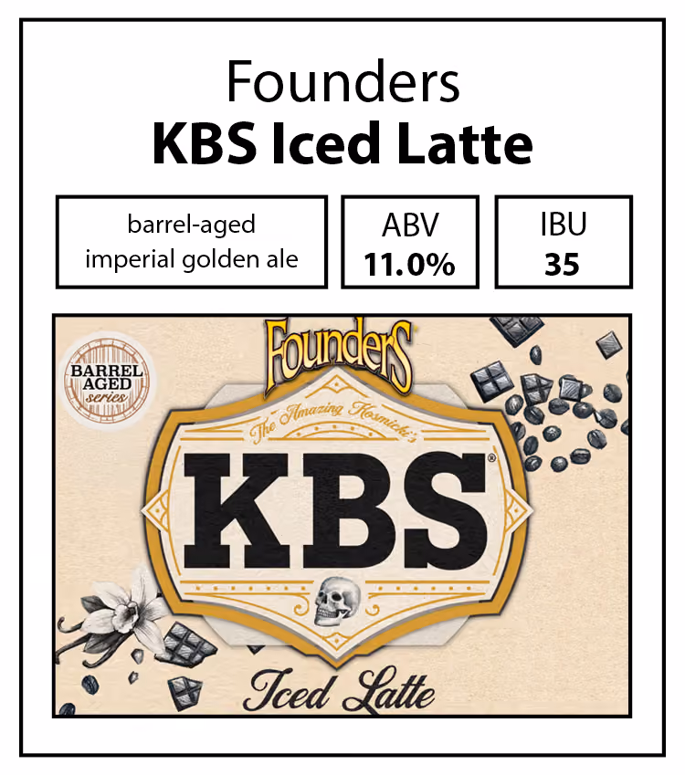 Founders-KBS Iced Latte