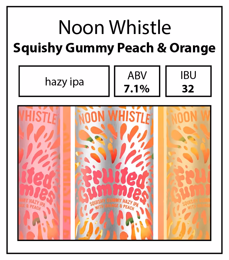 Noon Whistle-Squishy Gummy Peach & Orange