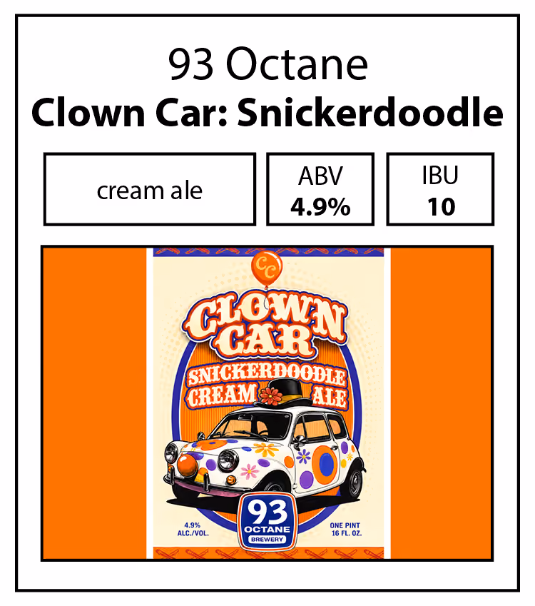 93 Octane-Clown Car Snickerdoodle