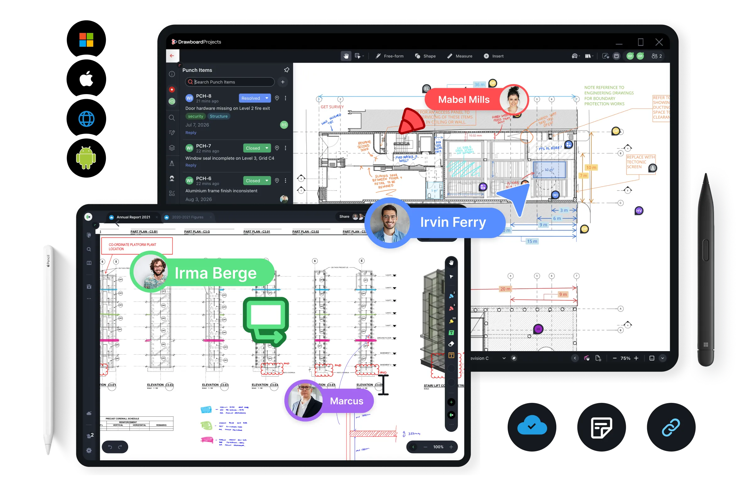 Drawboard PDF devices
