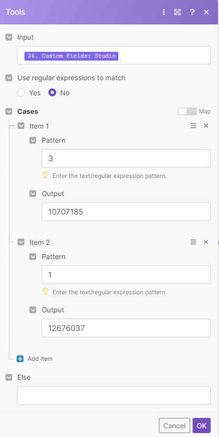 Effortlessly manage tasks with Make.com's ClickUp automation and the Switch tool