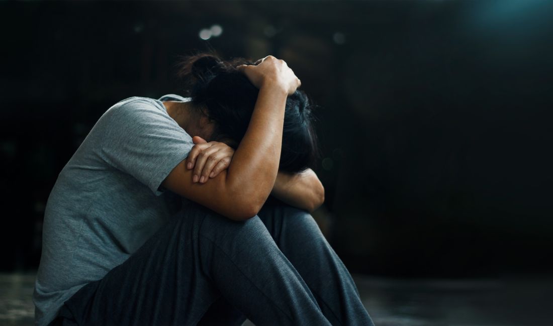 Person Dealing With Mental Health Issues
