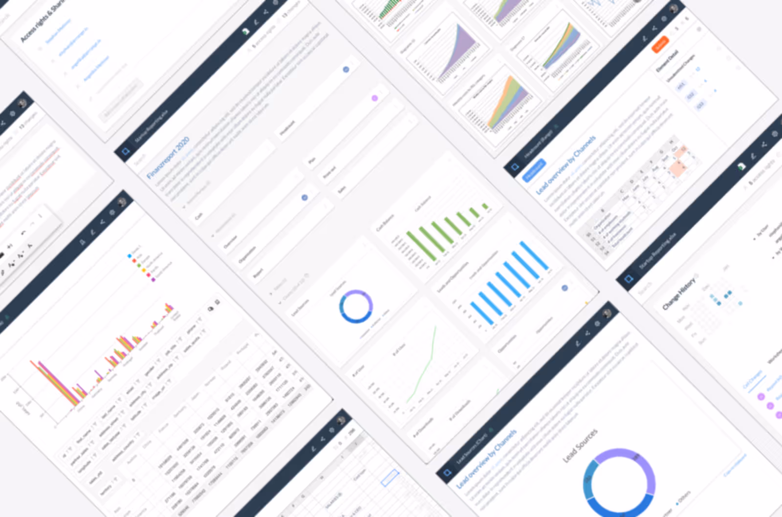 Excel dashboard background