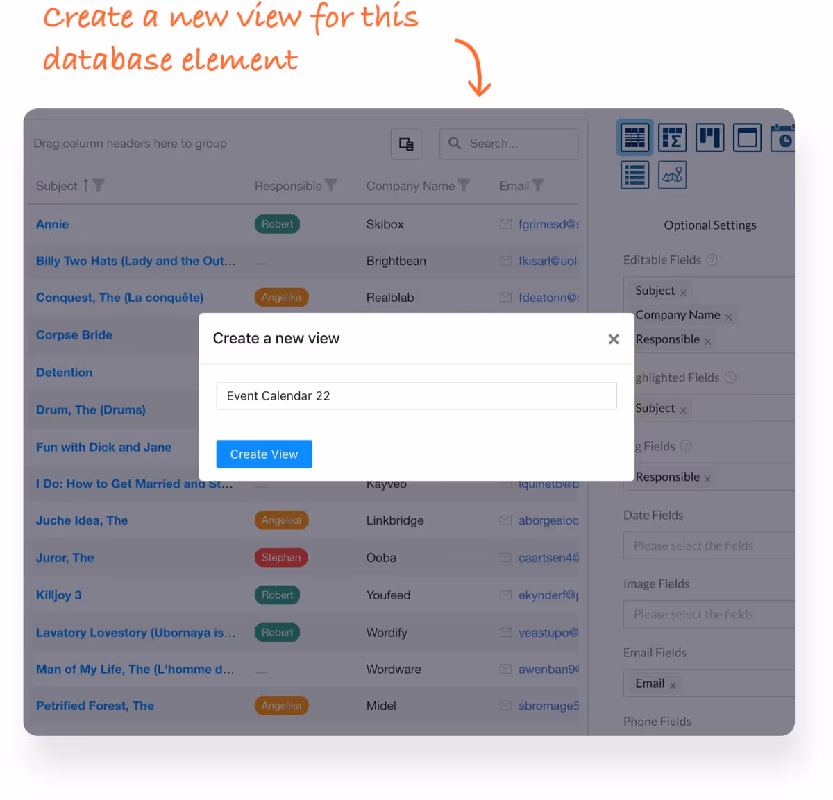Manage data entry requests