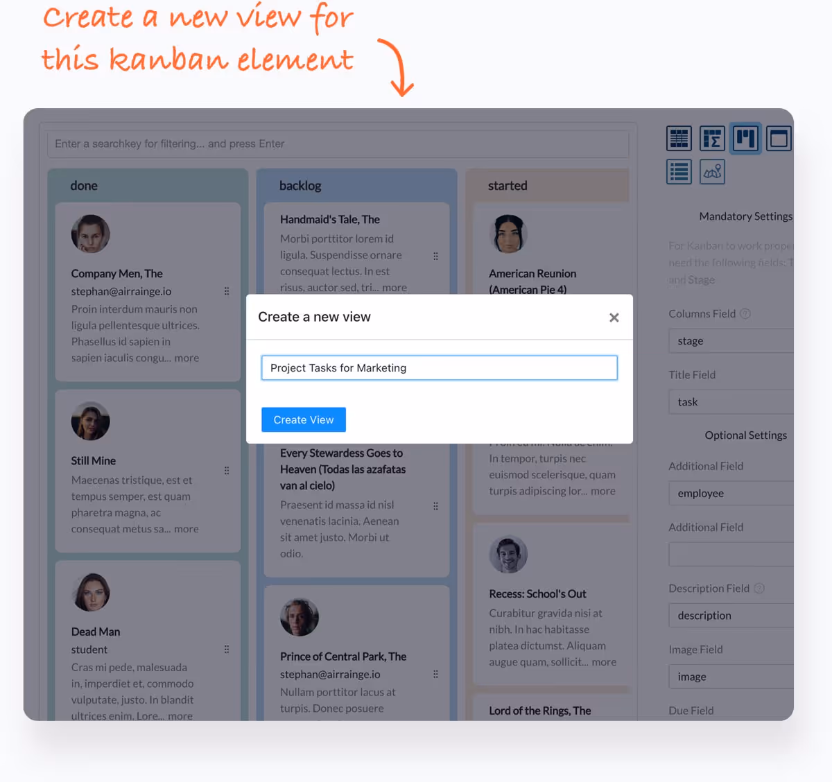 Manage data entry requests