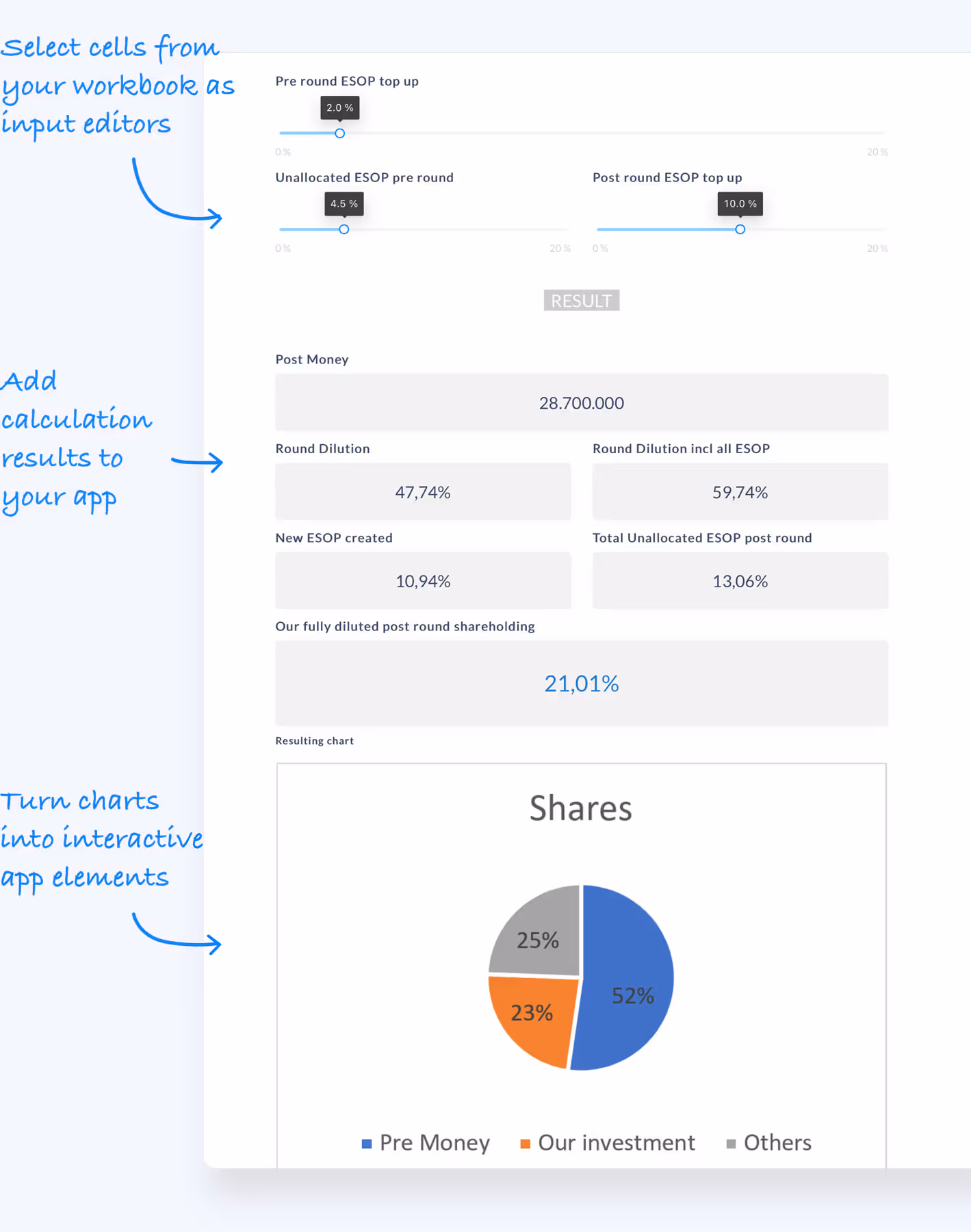 Excel collaboration with Airrange