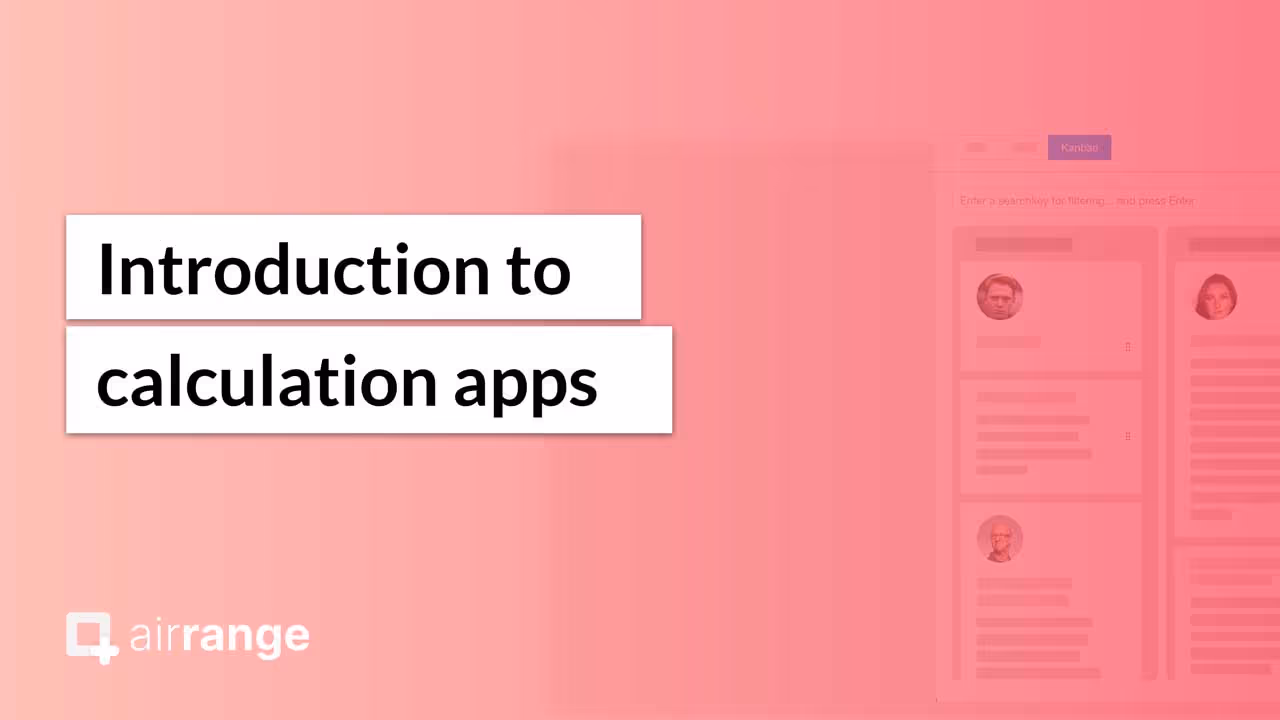 Excel collaboration with Airrange