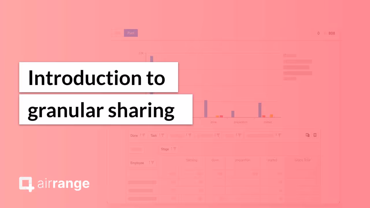 Excel collaboration with Airrange