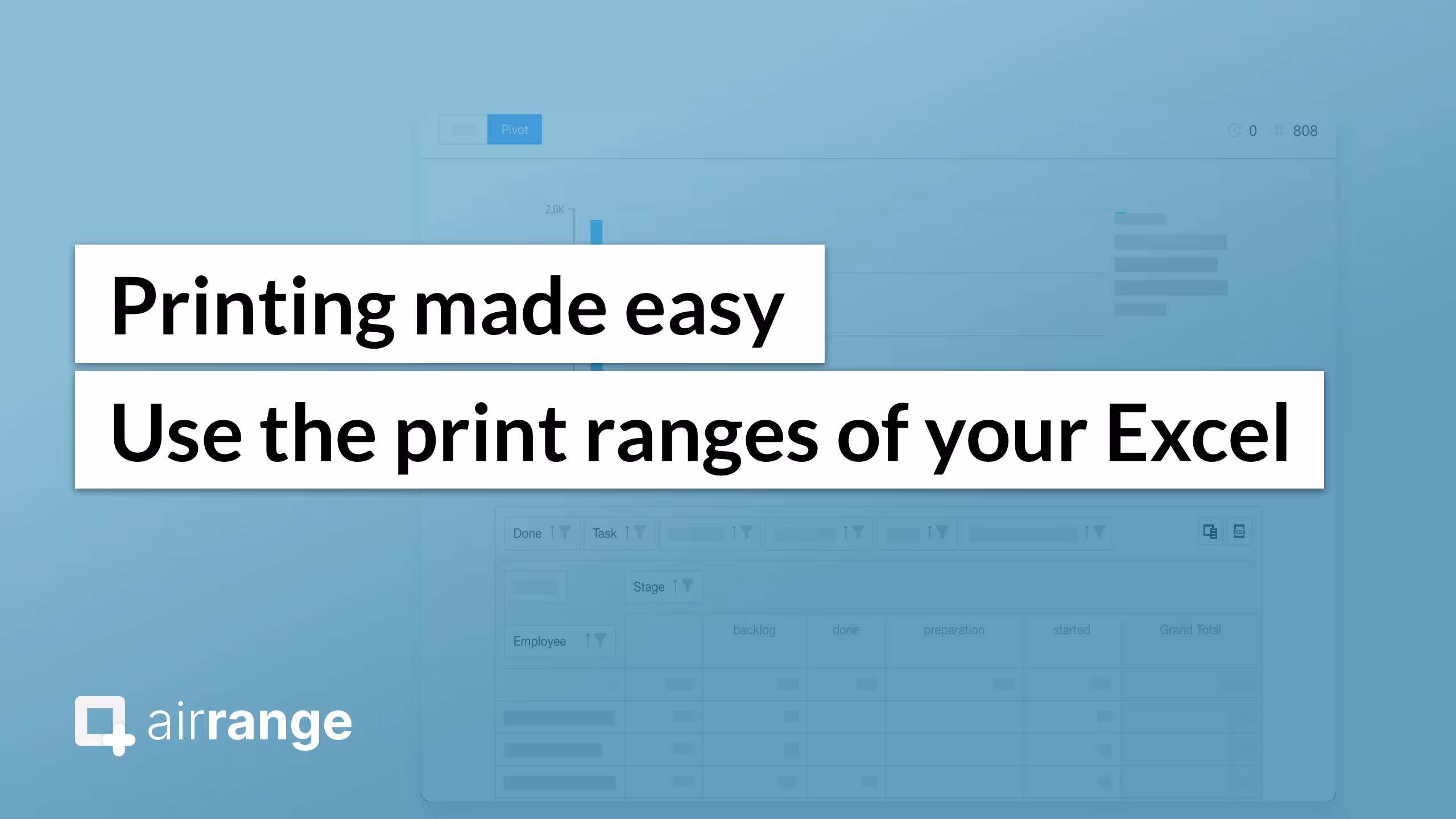 Excel collaboration with Airrange