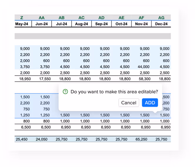 Manage data entry requests