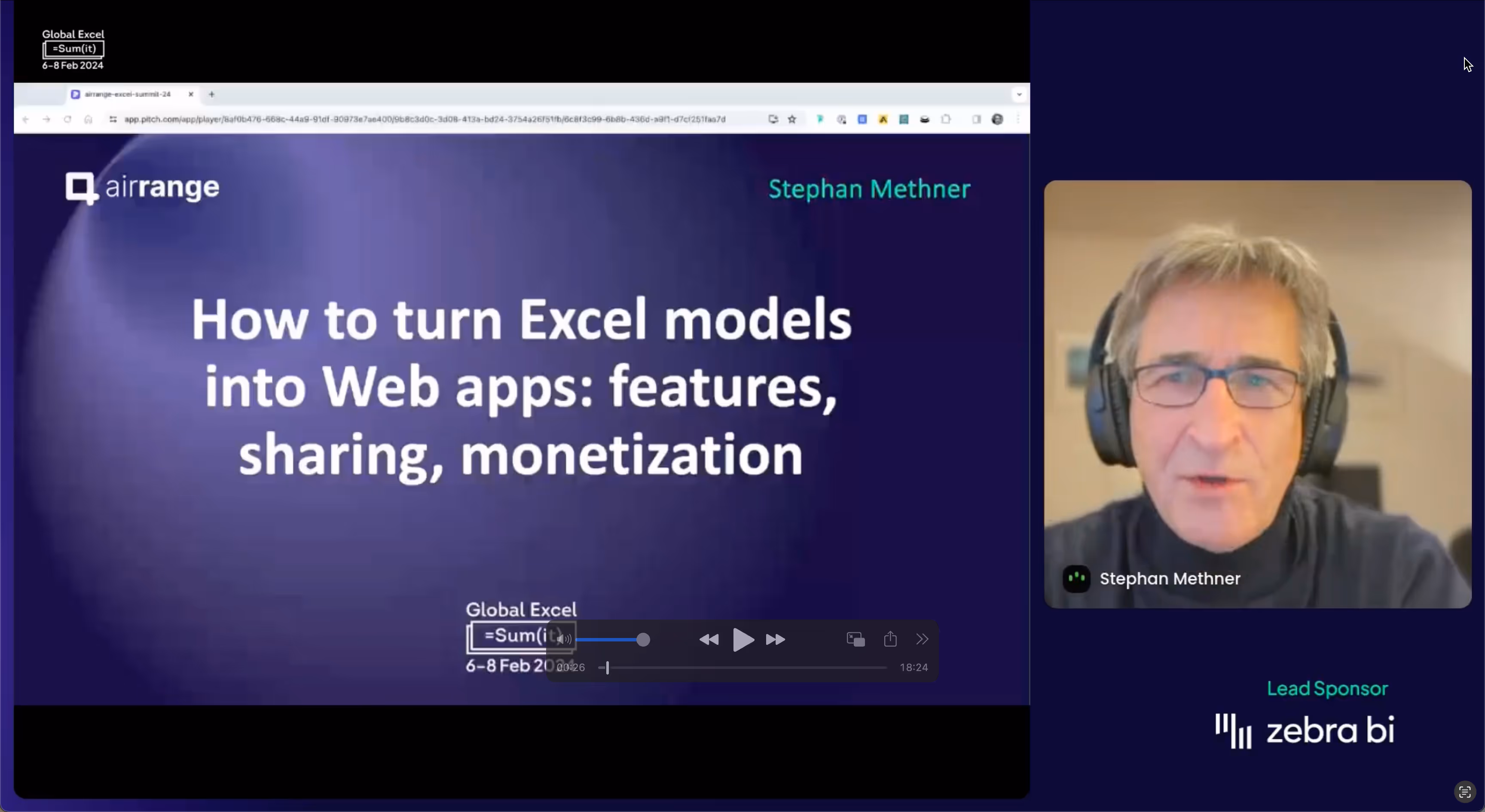 Excel collaboration with Airrange