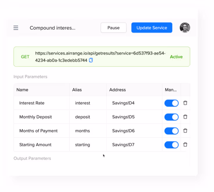 co-author Excel on mobile