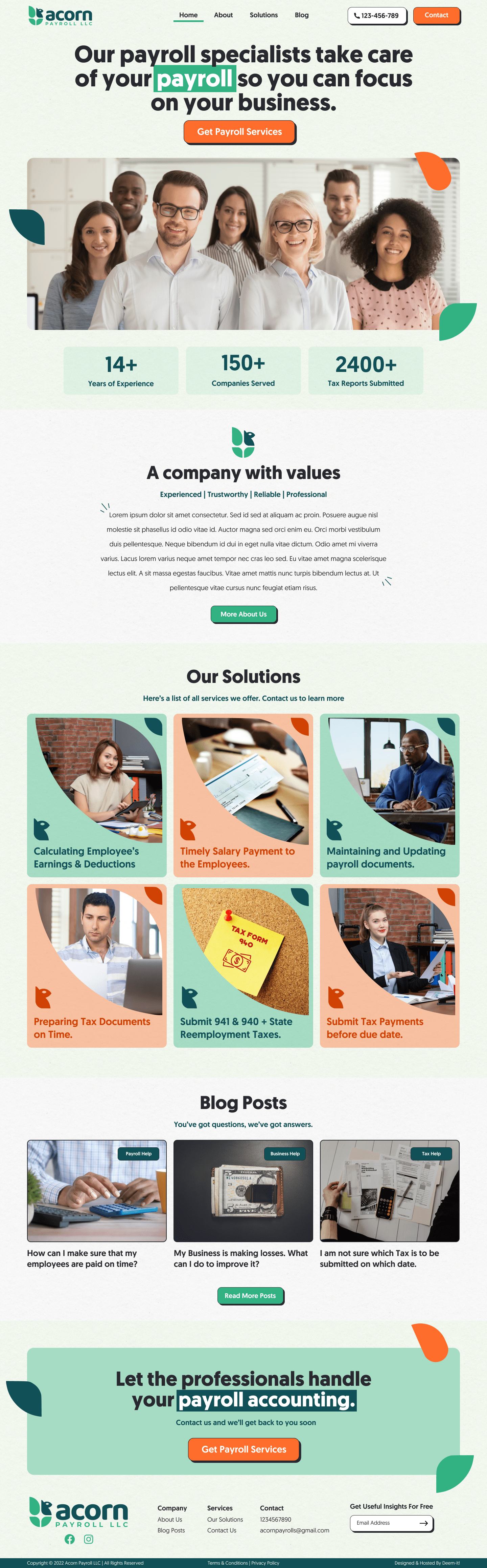 A screenshot of web page