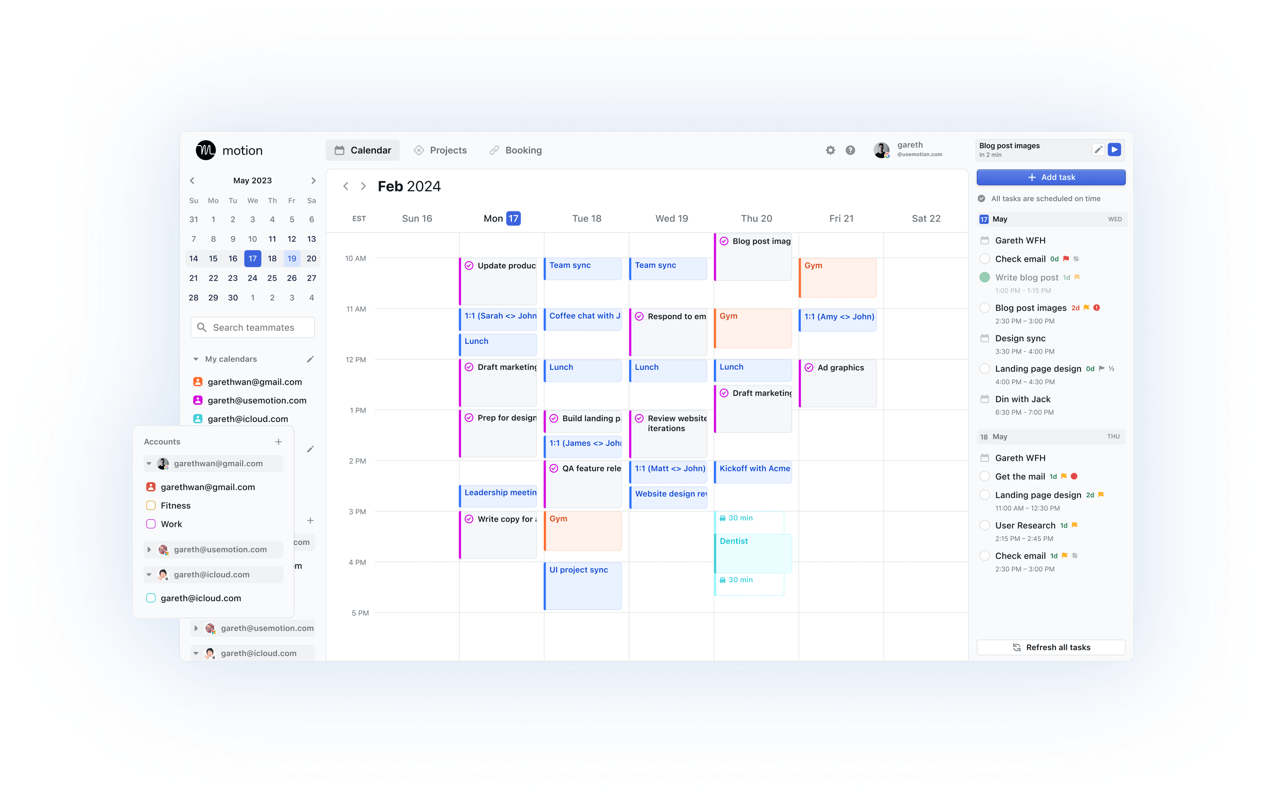 Ai calendar meet motion s ai calendar assistant try for free 