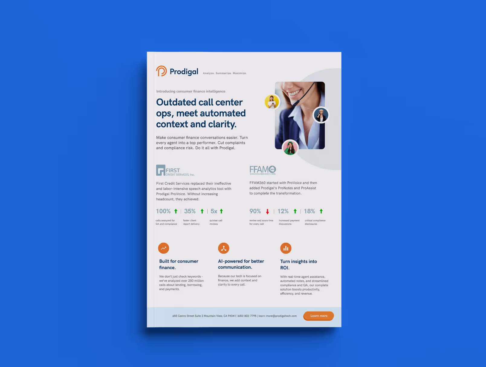 Outdated call center ops, meet automated context and clarity.