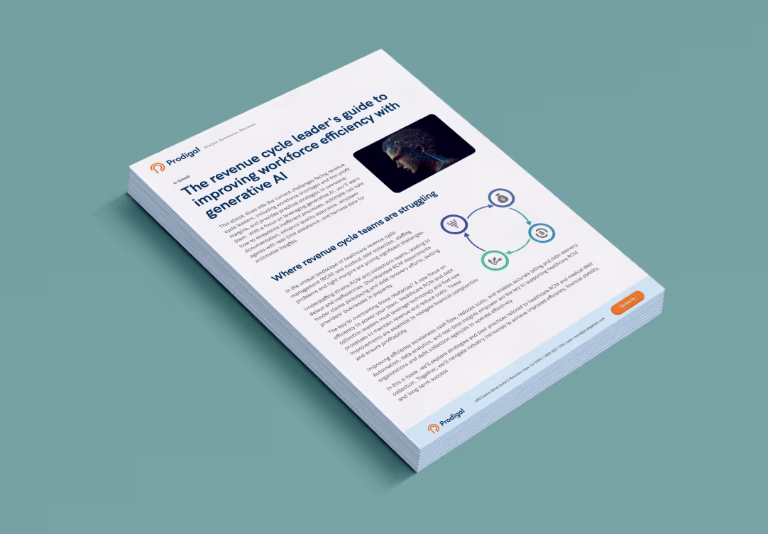 The revenue cycle leader's guide to improving workforce efficiency with generative AI