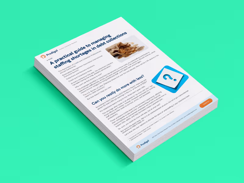 A guide to managing staffing shortages in debt collections