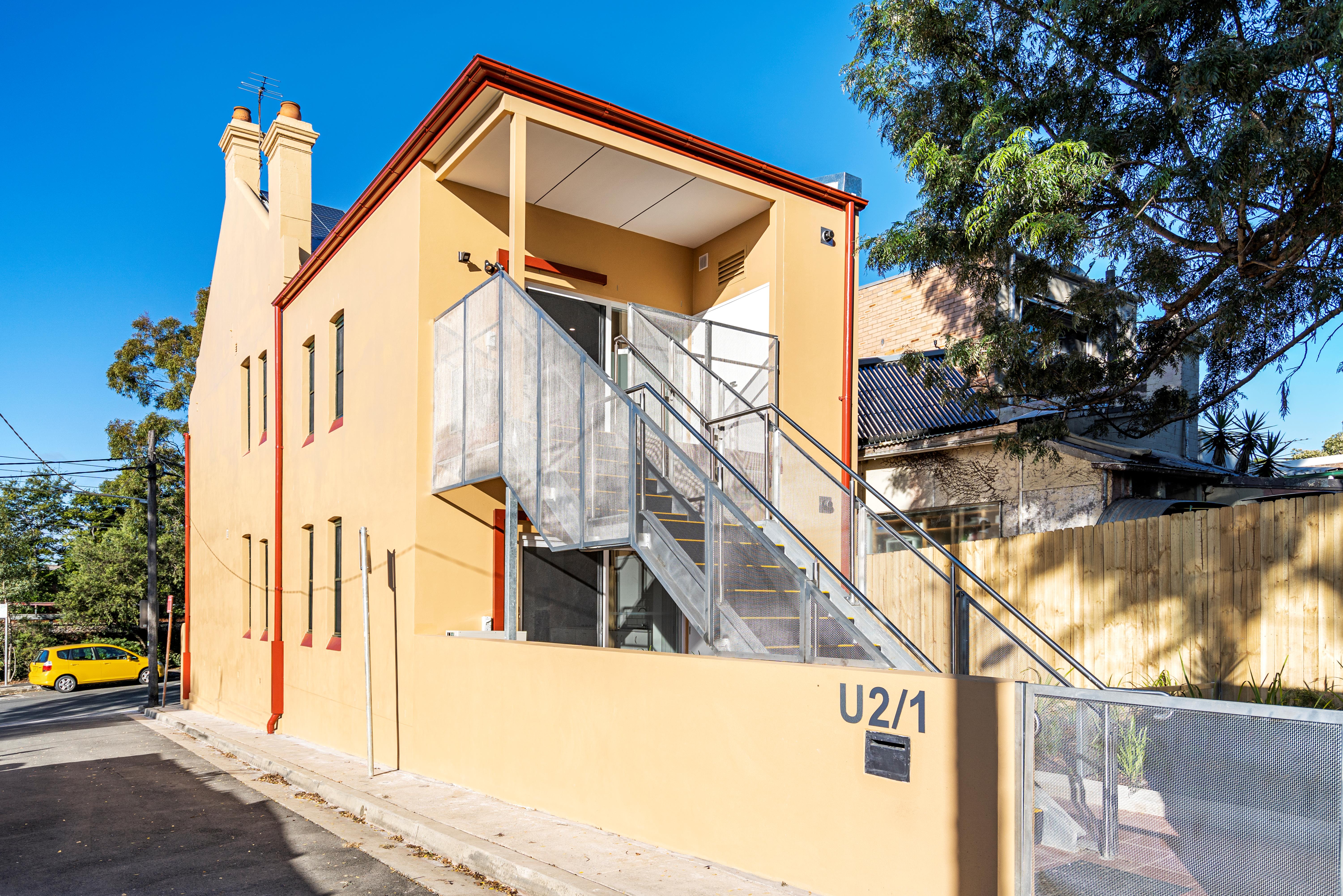 Newtown alterations and additions – completed home from the rear lane
