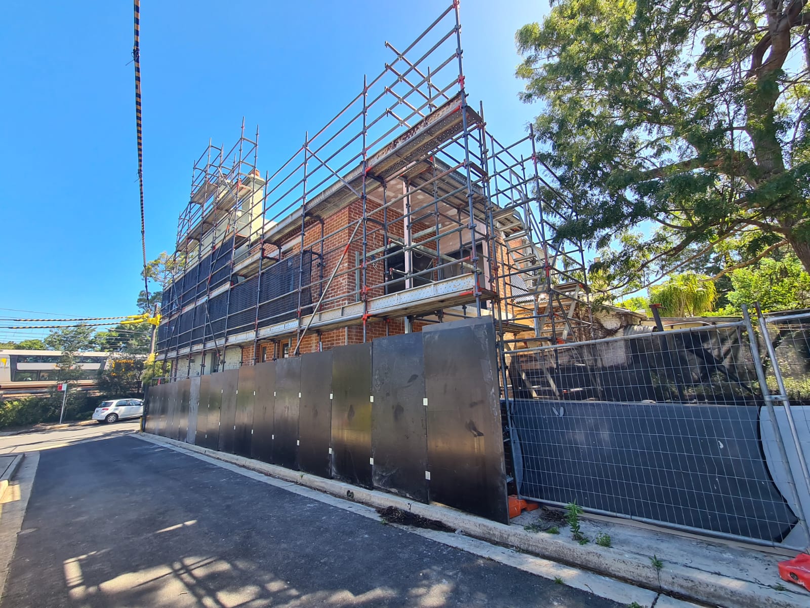 Newtown alterations and additions – new first floor addition under construction