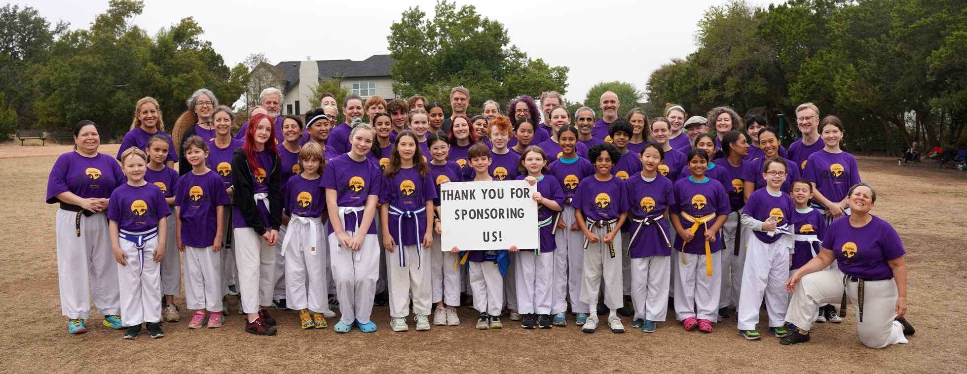 Scene from our latest Kickathon fundraiser.