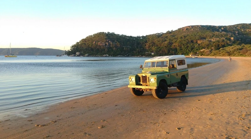 A repurposed Jaunt Motors Land Rover