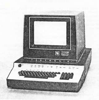 Tektronix T4002 display