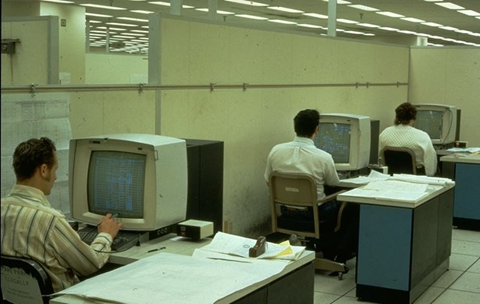 Terminals located in Lockheed Engineering Department