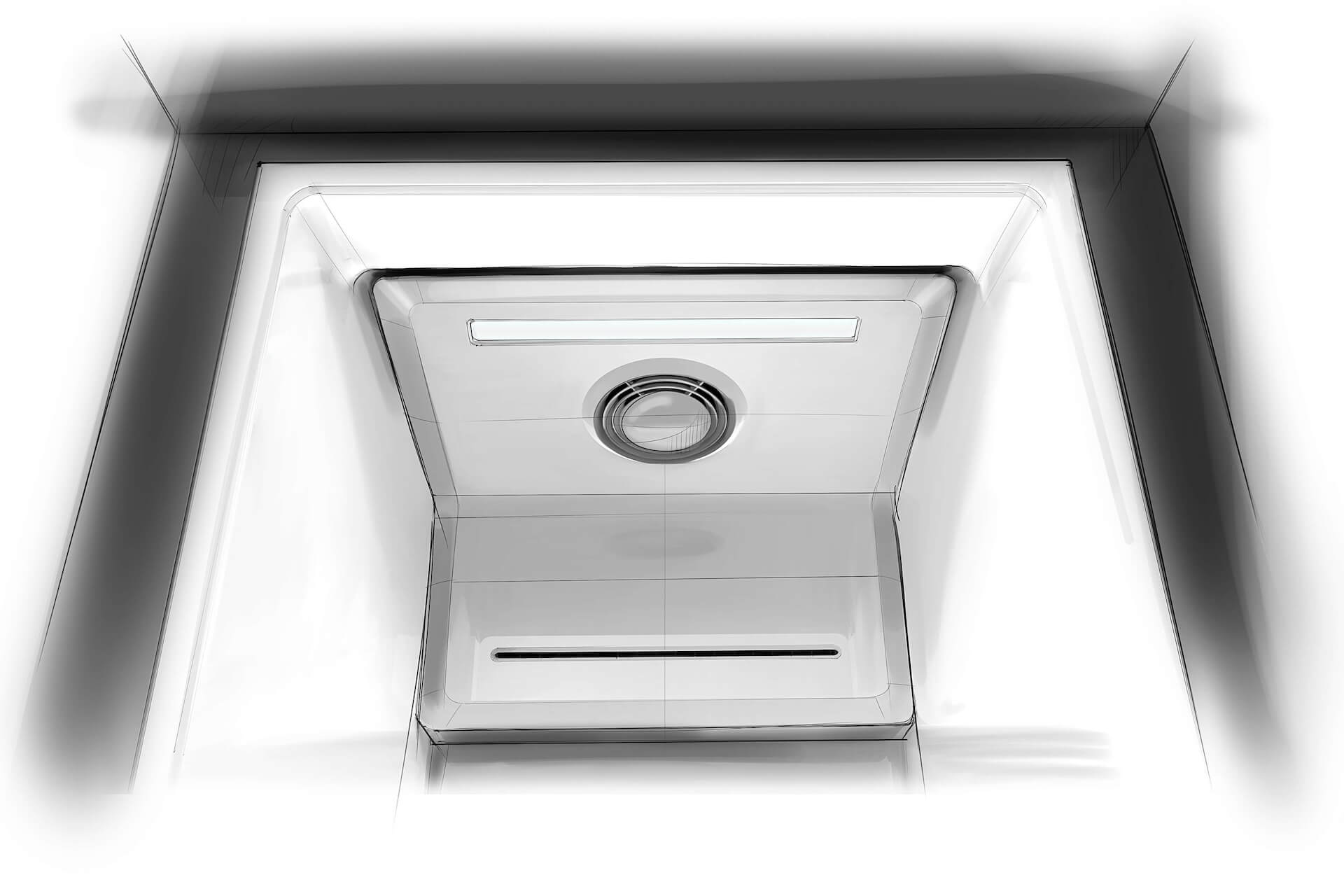 Graphic Render of Fridge Ventilation Concept