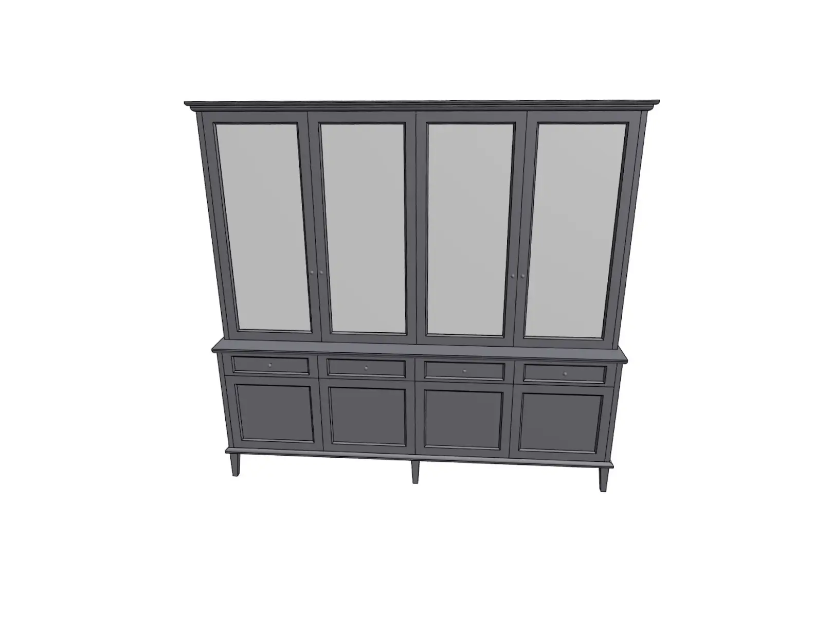 3D model of a cabinet designed by Marc in Shapr3D