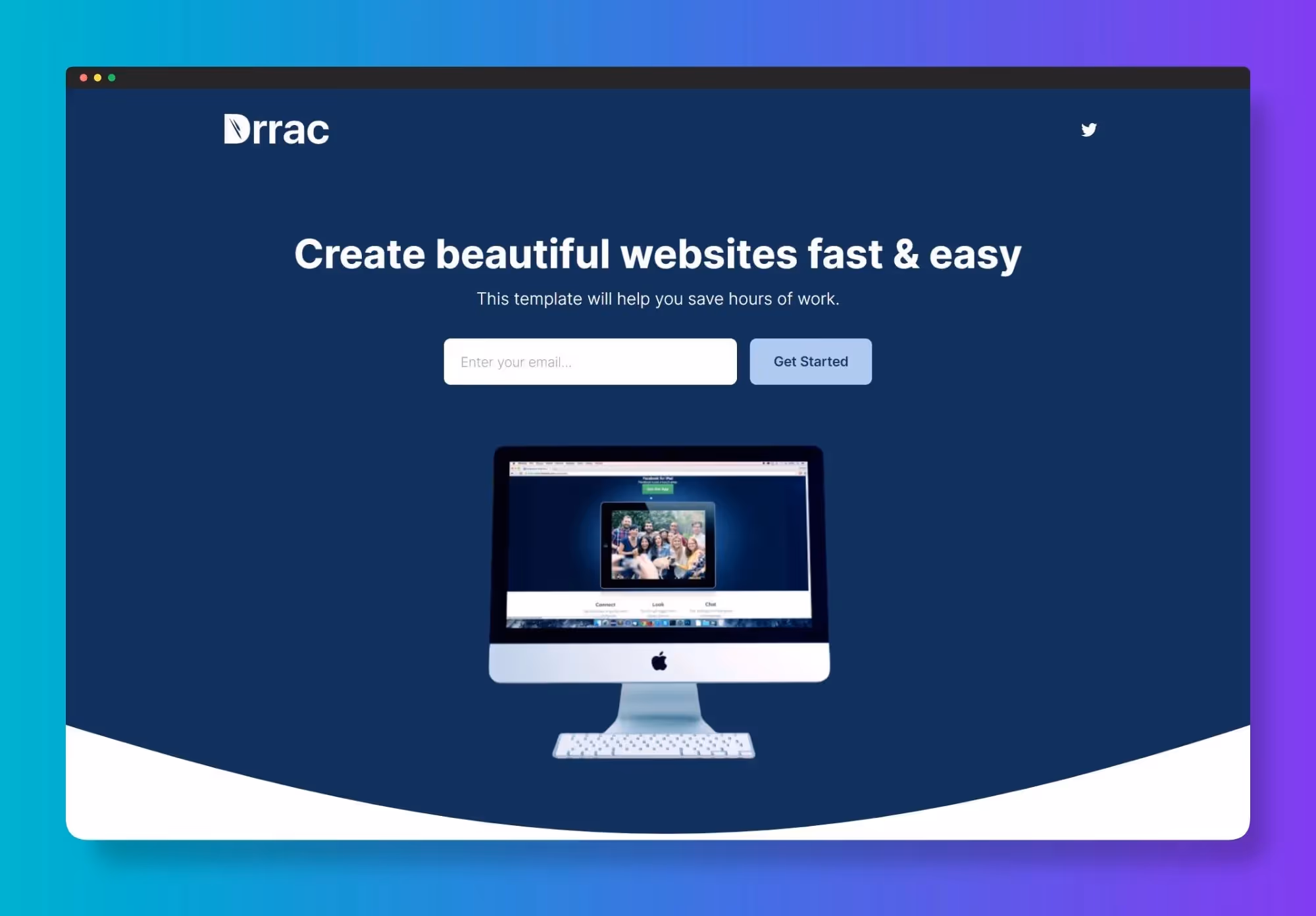 Carrd Templates - Type 3 for Join Waitlist Pages